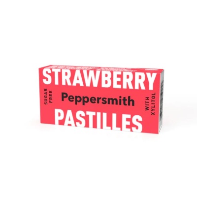 Peppersmith Strawberry Sugar Free Pastilles 15g